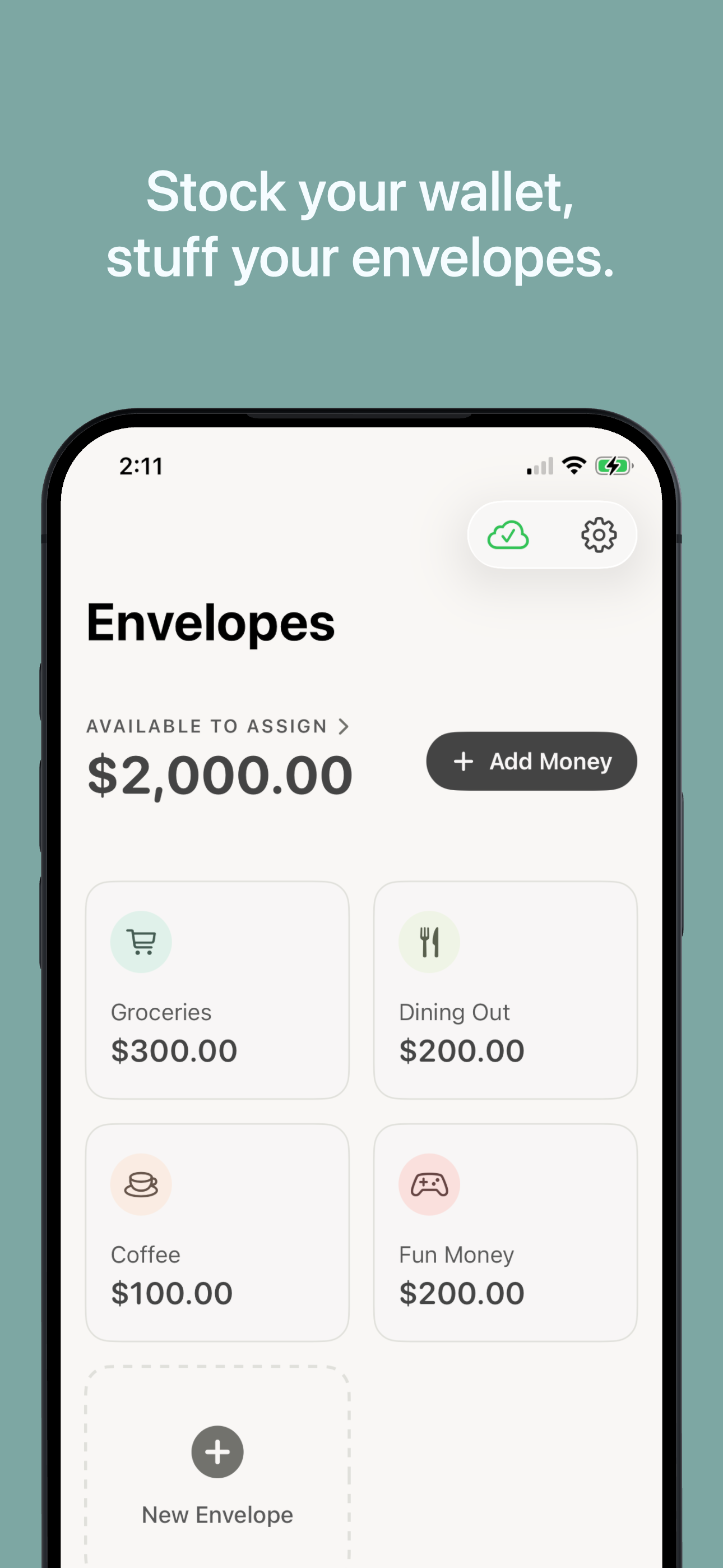 Truly Simple Envelopes iOS screenshot 1