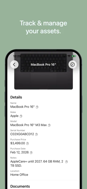 Truly Simple Inventory iOS screenshot 2