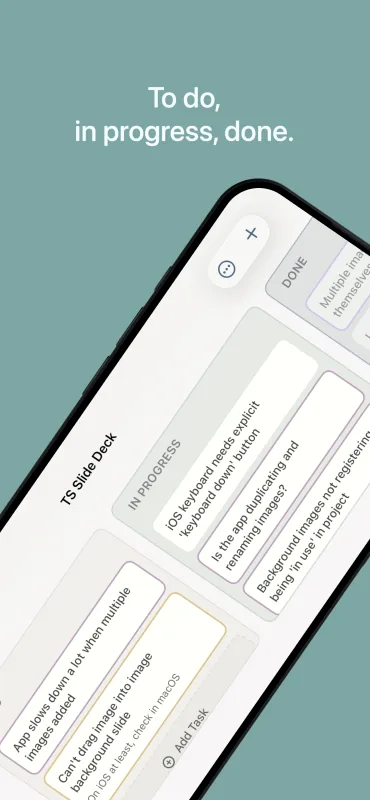 Truly Simple Kanban iOS screenshot 1