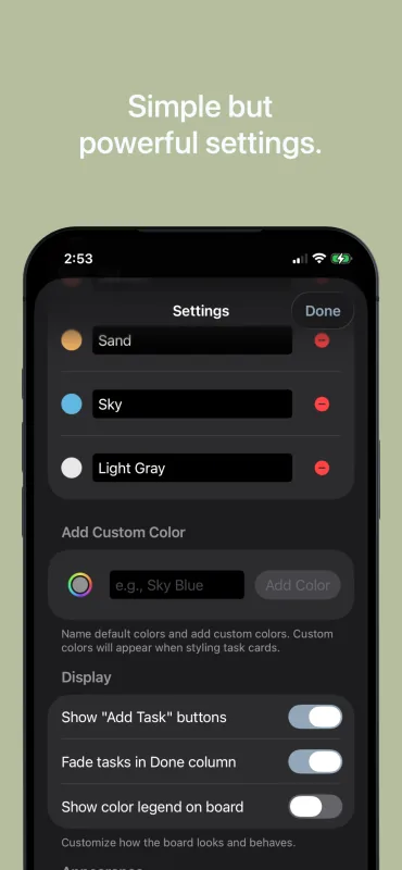 Truly Simple Kanban iOS screenshot 3