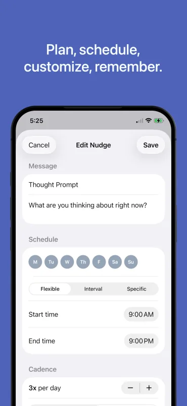 Truly Simple Nudges iOS screenshot 2