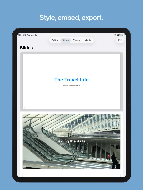 Truly Simple Slide Deck iPad screenshot 2