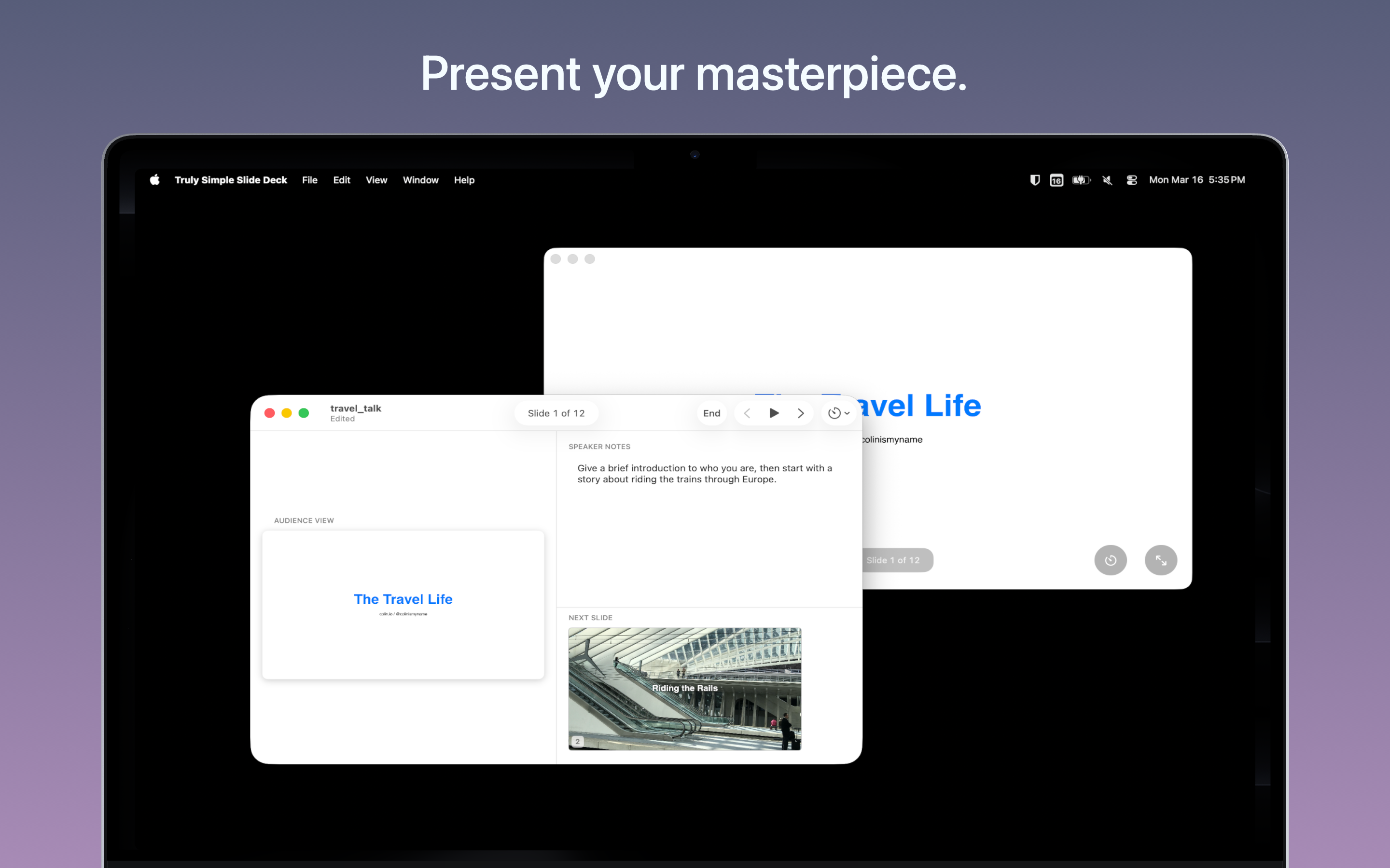 Trulys Simple Slide Deck MacOS screenshot 3