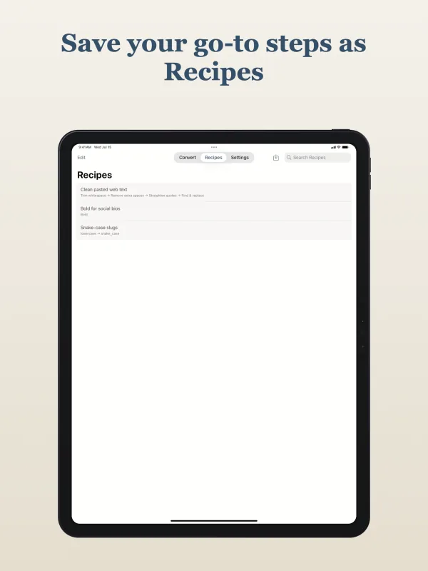 Truly Simple Text Converter iPad screenshot 4