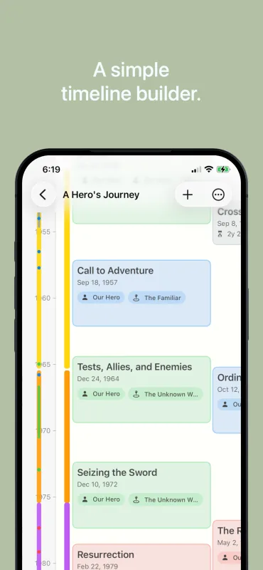 Truly Simple Timeline iOS screenshot 1